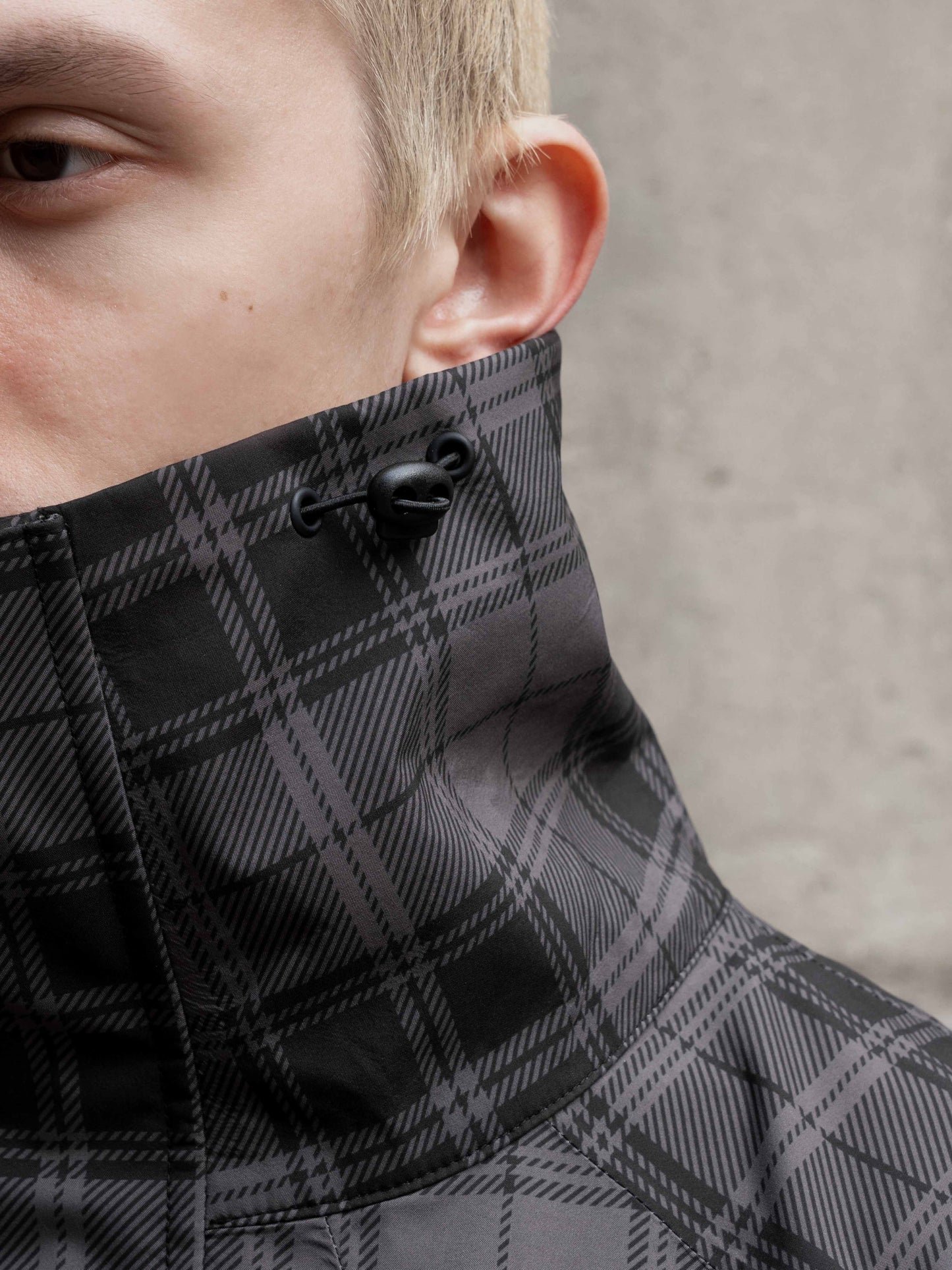 WINDBREAKER JACKET - CHECKERED