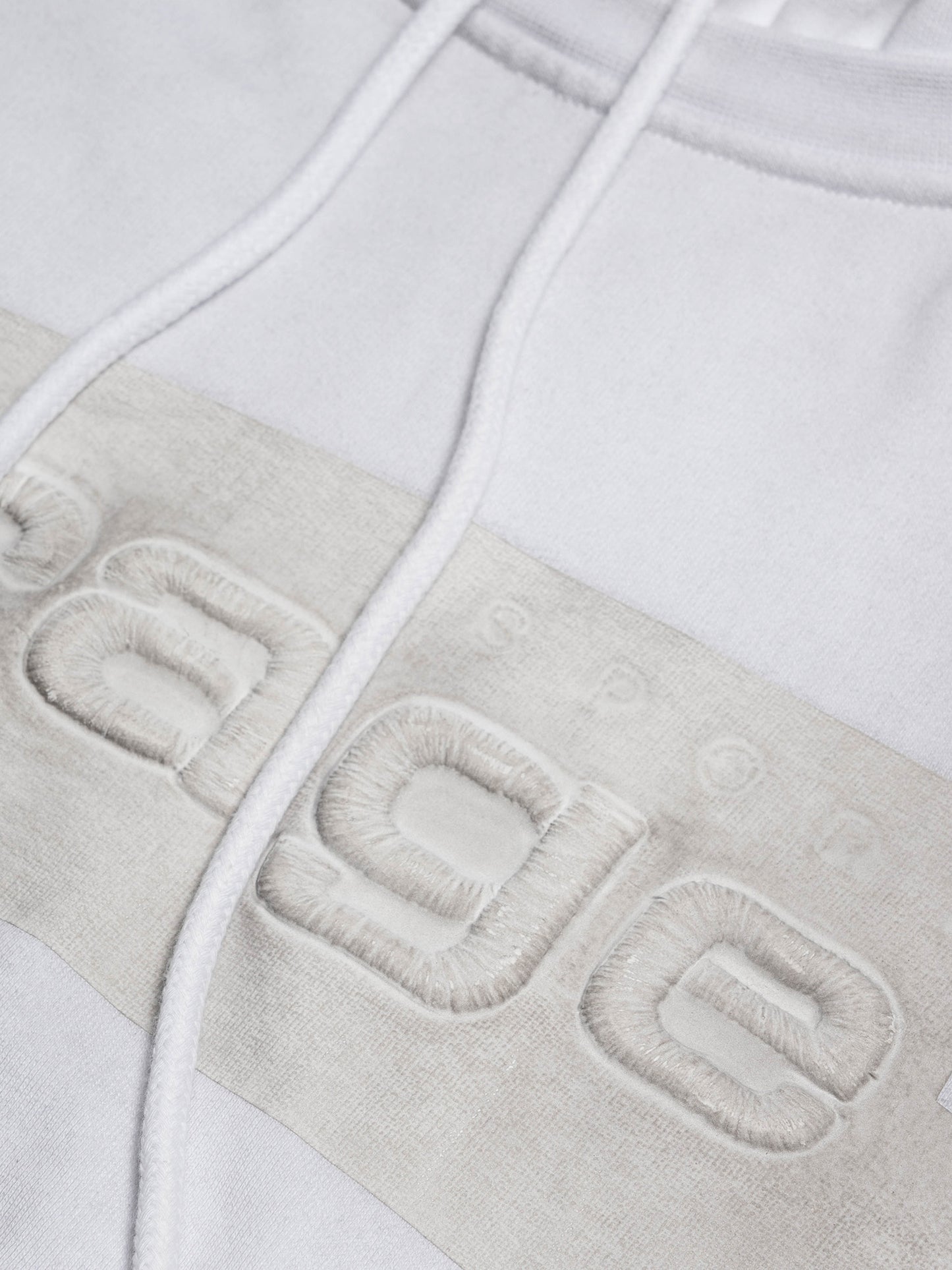TAPE HOODIE - DIRTY WHITE