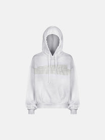 TAPE HOODIE – DIRTY WHITE