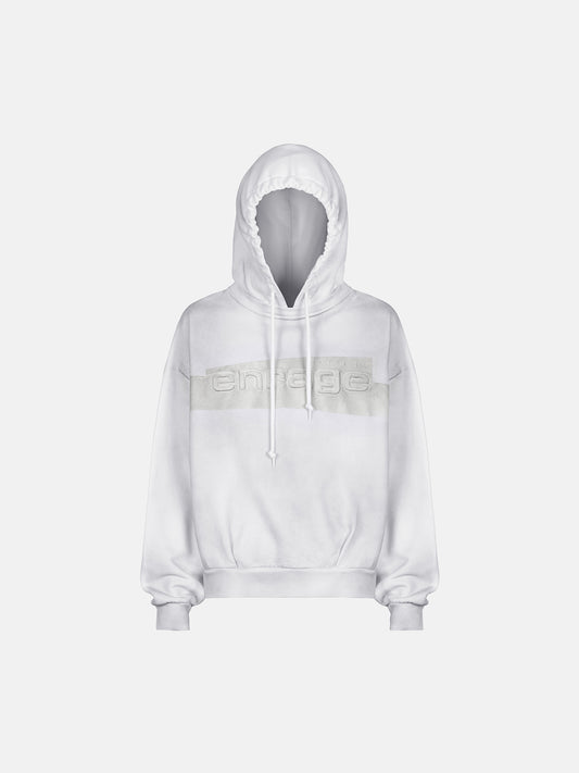 TAPE HOODIE - DIRTY WHITE