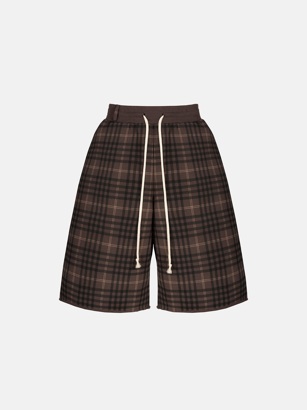 THE BLANC MAXI SHORTS - TARTAN
