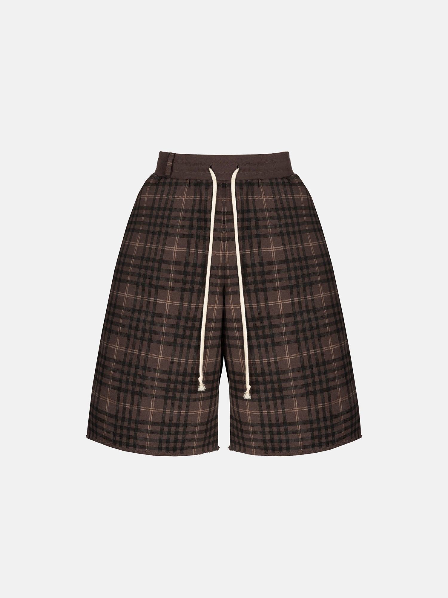 THE BLANC MAXI SHORTS - TARTAN