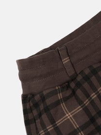 THE BLANC MAXI SHORTS - TARTAN