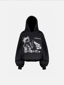 TEDDY HOODIE - VINTAGE BLACK