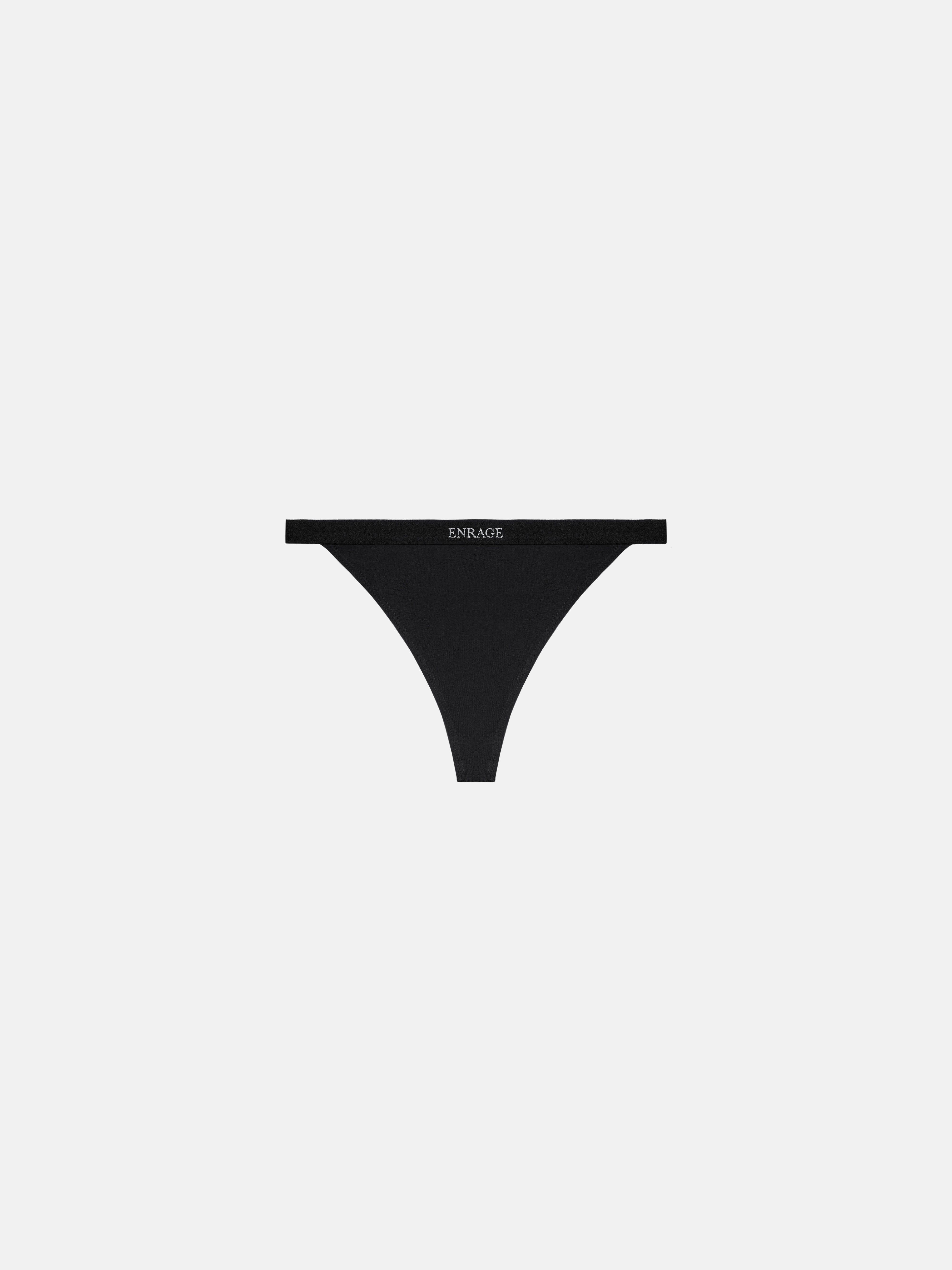 THONGS - BLACK