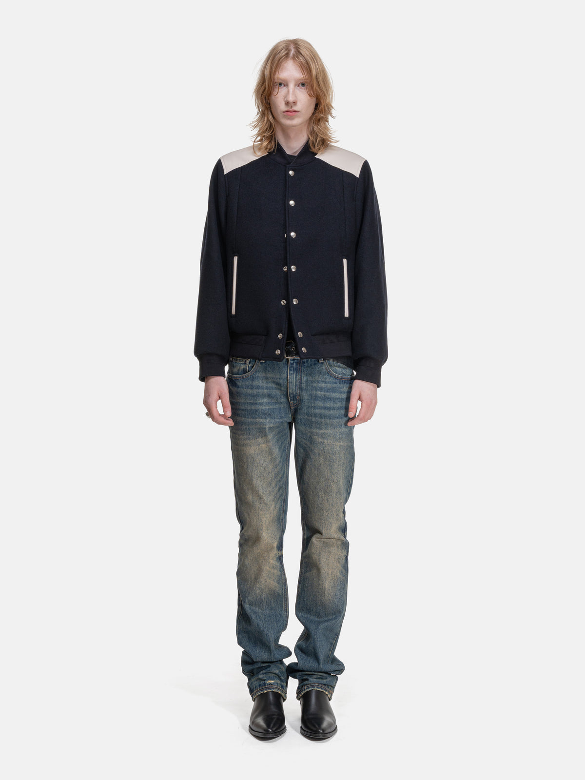 VARSITY JACKET - NAVY
