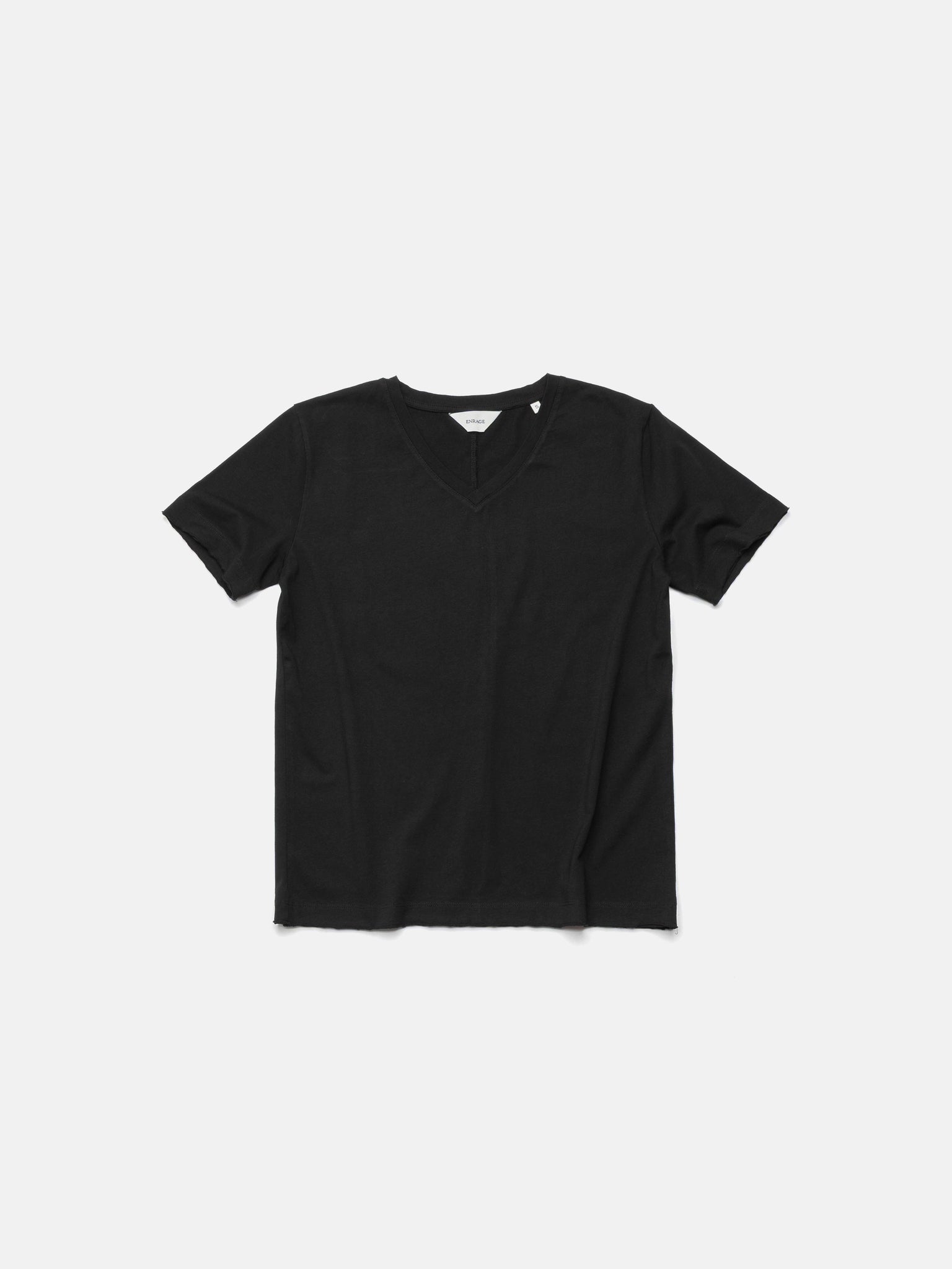 V-NECK TEE - BLACK