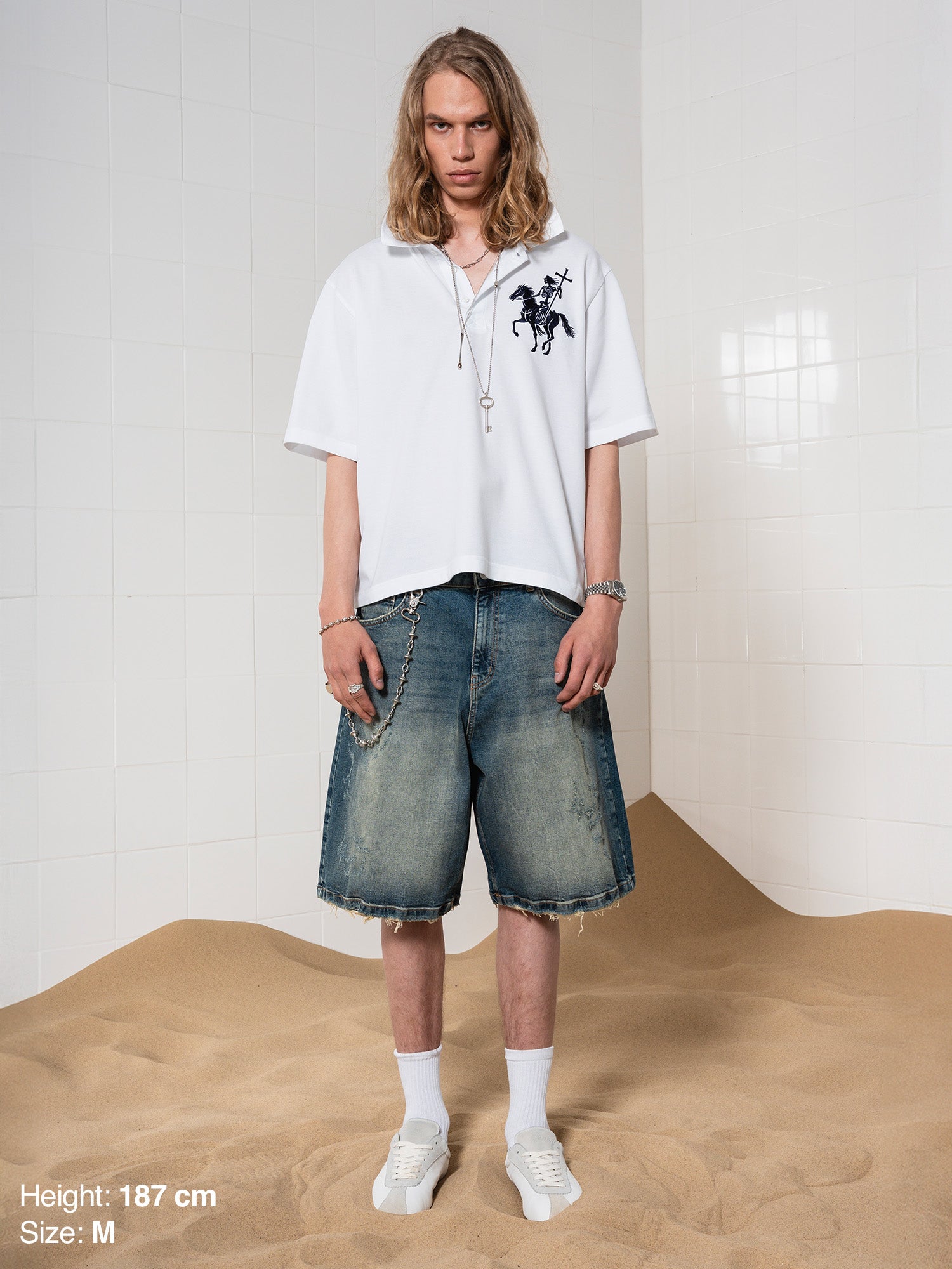 POLOSHIRT - WEISS