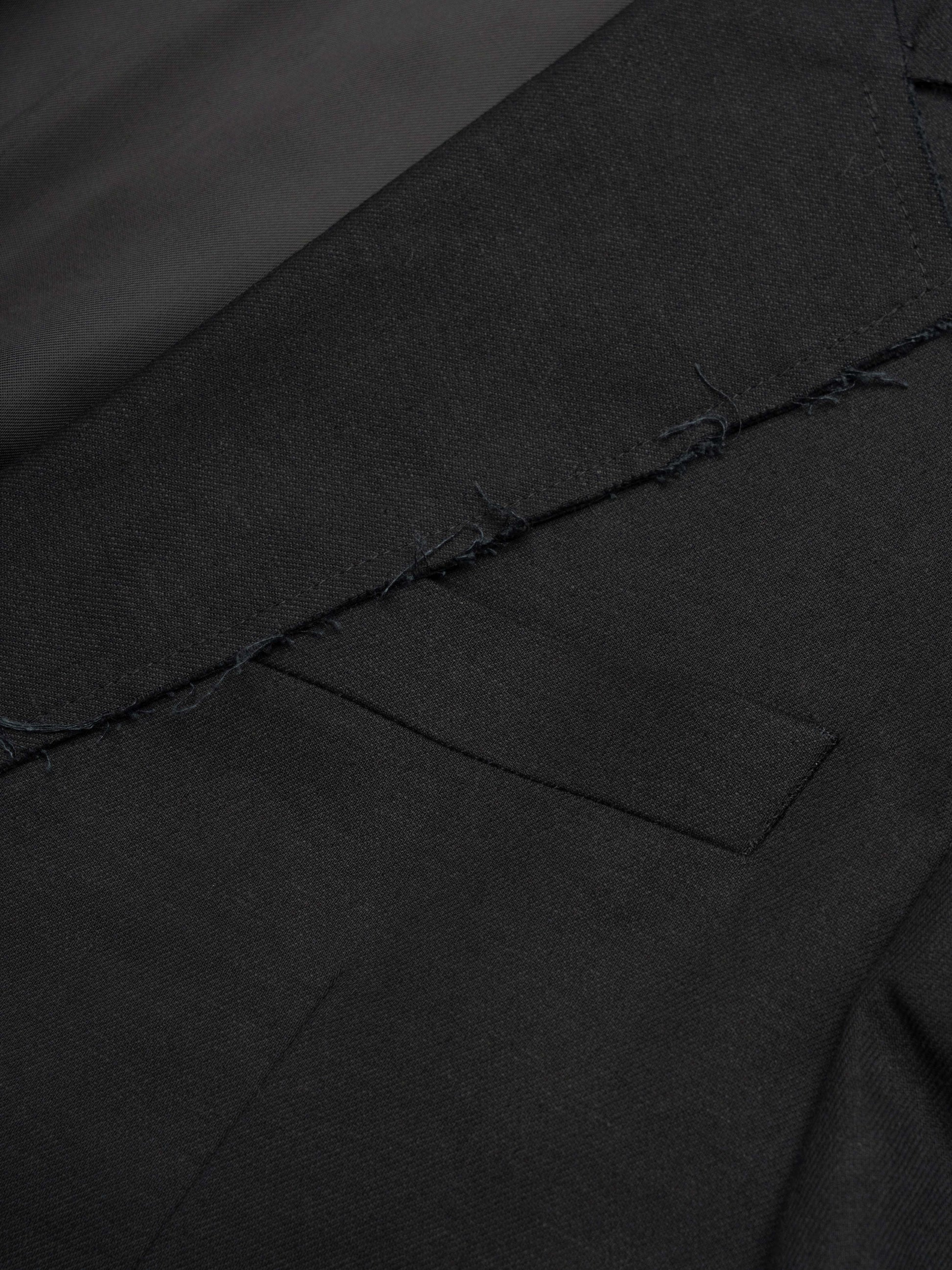WORN BLAZER - BLACK