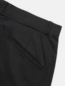 WORN CAPRI PANTS - BLACK