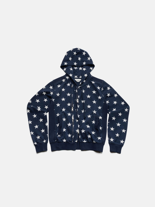 SLIM ZIP HOODIE - STARS